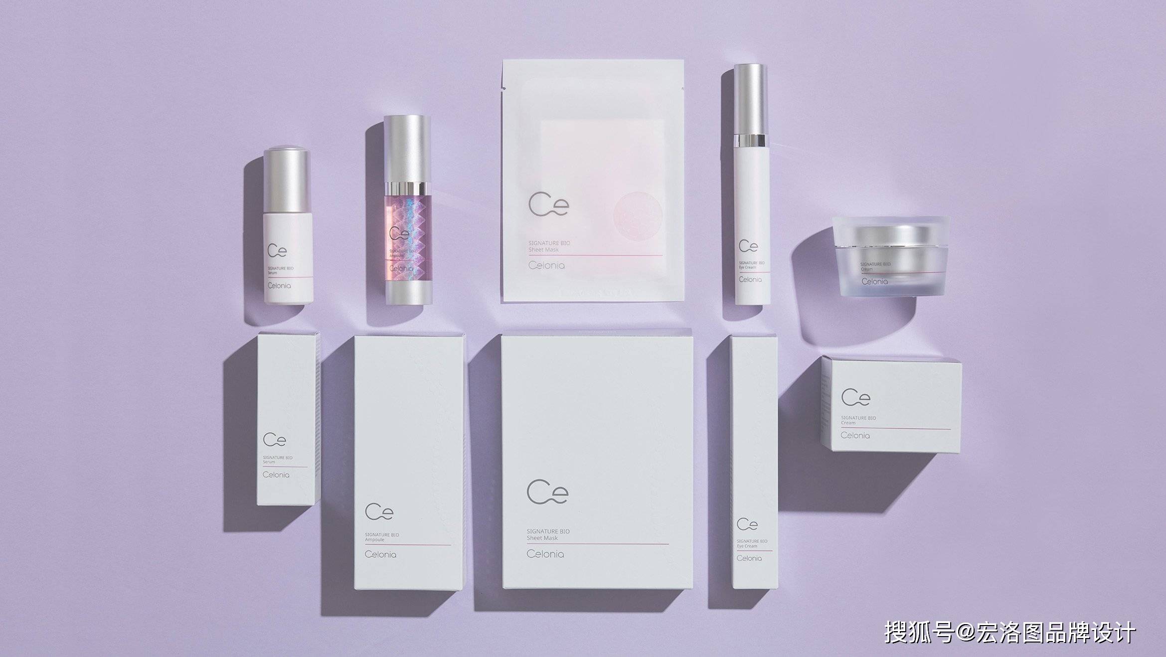 銀色輝映，奢華新生 CELONIA化妝品包裝中的現(xiàn)代美學