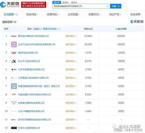 國創智能股權結構塵埃落定，科大訊飛、海爾、方太等巨頭聯袂入股